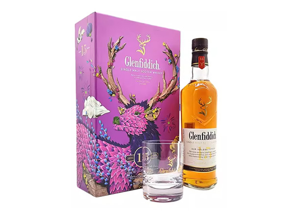 无锡收购格兰菲迪15年威士忌福鹿礼盒装Glenfiddich苏格兰威士忌700ml上门回收