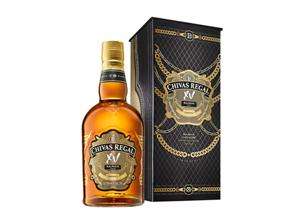 无锡芝华士15年回收Chivas Regal XV Balmain巴尔曼联名限定版700ml苏格兰调配型威士忌洋酒