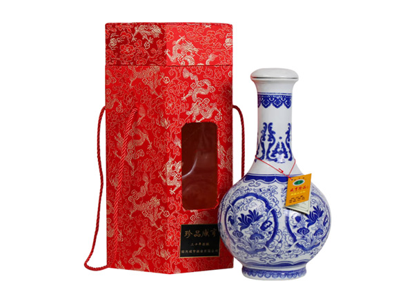 无锡咸亨黄酒回收珍品咸亨三十年花雕酒青瓷瓶盒装绍兴黄酒2.5L