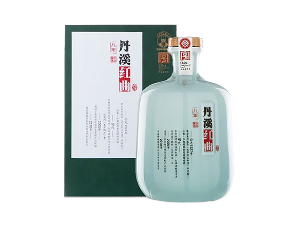 无锡丹溪黄酒回收丹溪8年红曲黄酒750mL 2瓶礼盒装