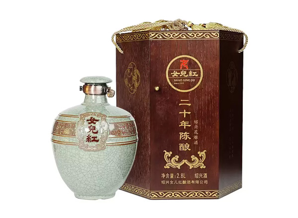 无锡女儿红绍兴黄酒回收女儿红二十年陈酿20年花雕酒2.8L坛装礼盒