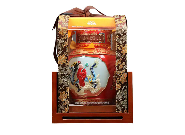 无锡古越龙山黄酒回收古越龙山状元及第二十年陈酿2.5L工艺浮雕黄酒