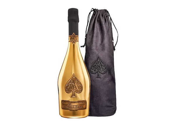 无锡黑桃A香槟回收黑桃A黄金香槟金色瓶Armand de Brignac Brut