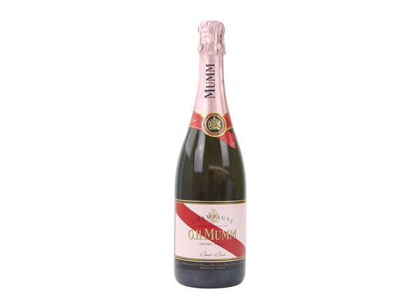 无锡回收​玛姆红带香槟老款桃红玫瑰粉红玛姆香槟酒G.H. Mumm Brut Rose